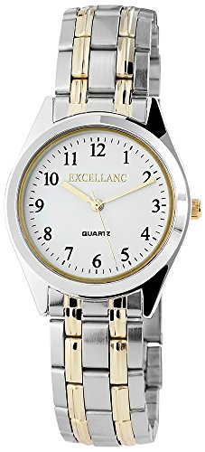 Excellanc Herren Analog Quarz Uhr mit Verschiedene Materialien Armband 280112000037 von Excellanc