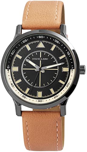 Excellanc Herren-Uhr Kunstleder Armband Dornschließe Leuchtzeiger 2900111 Excellanc Herren-Uhr Kunstleder Armband Dornschließe Leuchtzeiger 2900111 von Excellanc