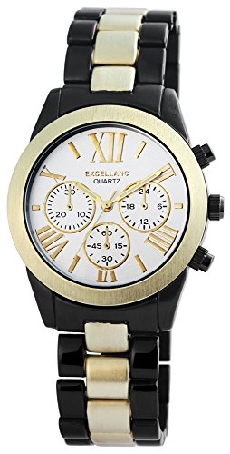 Excellanc Herren-Uhr Metall Faltschließe Analog Quarz 280912500006 Excellanc Herren-Uhr Metall Faltschließe Analog Quarz 280912500006 von Excellanc