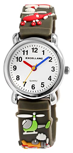 Excellanc Kinderuhr Junge & Mädchen Armbanduhr Kinder Analog – Kinder Uhr Kinderarmbanduhr ab 7 Jahre Kids Watch von Excellanc