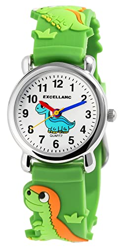 Excellanc Kinderuhr Junge & Mädchen Armbanduhr Kinder Analog – Kinder Uhr Kinderarmbanduhr ab 7 Jahre Kids Watch von Excellanc