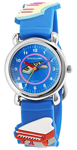 Excellanc Kinderuhr Junge & Mädchen Armbanduhr Kinder Analog – Kinder Uhr Kinderarmbanduhr ab 7 Jahre Kids Watch von Excellanc