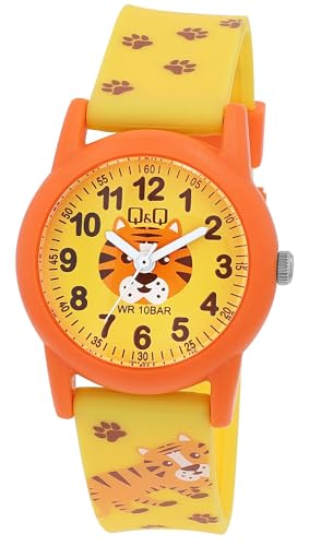 Excellanc Kinderuhr Junge & Mädchen Armbanduhr Kinder Analog Wasserdicht – Kinder Uhr Kinderarmbanduhr ab 3 Jahre Kids Watch (Traktor,Dino,etc) (Rot/Rennauto) von Excellanc