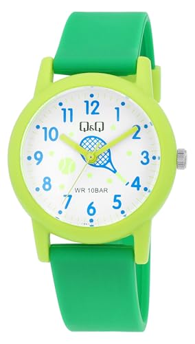 Excellanc Kinderuhr Junge & Mädchen Armbanduhr Kinder Analog Wasserdicht – Kinder Uhr Kinderarmbanduhr ab 3 Jahre Kids Watch (Traktor,Dino,etc) (Rot/Rennauto) von Excellanc