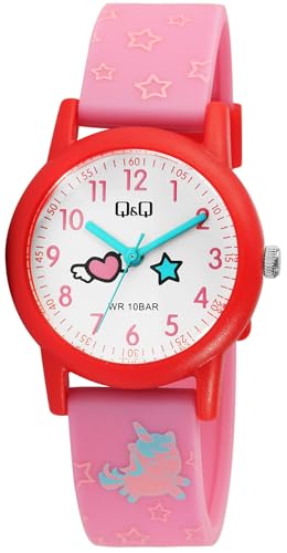 Excellanc Kinderuhr Junge & Mädchen Armbanduhr Kinder Analog Wasserdicht – Kinder Uhr Kinderarmbanduhr ab 3 Jahre Kids Watch (Traktor,Dino,etc) (Rot/Rennauto) von Excellanc