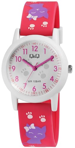 Excellanc Kinderuhr Junge & Mädchen Armbanduhr Kinder Analog Wasserdicht – Kinder Uhr Kinderarmbanduhr ab 3 Jahre Kids Watch (Traktor,Dino,etc) (Rot/Rennauto) von Excellanc