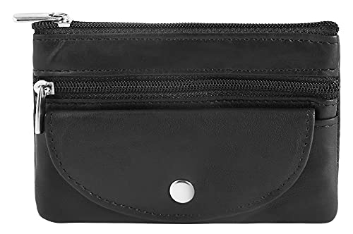 Excellanc Leder Unisex-Schlüsselbeutel mit reißverschluss Querformat 12 x 8 x 1 cm 3020001 Excellanc Leder Unisex-Schlüsselbeutel mit reißverschluss Querformat 12 x 8 x 1 cm 3020001 von Excellanc