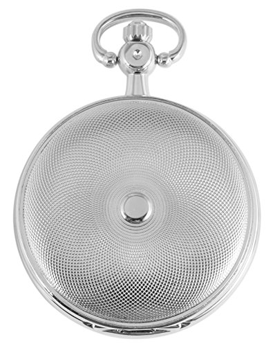 Excellanc Taschenuhr Weiß Silber Mechanisch Handaufzug Analog von Excellanc