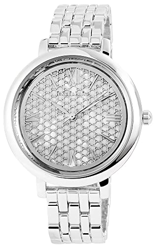 Excellanc Modische Design Damen Armband Uhr Weiß Perlmutt Silber Analog Metall Quarz 9180522500043 von Excellanc