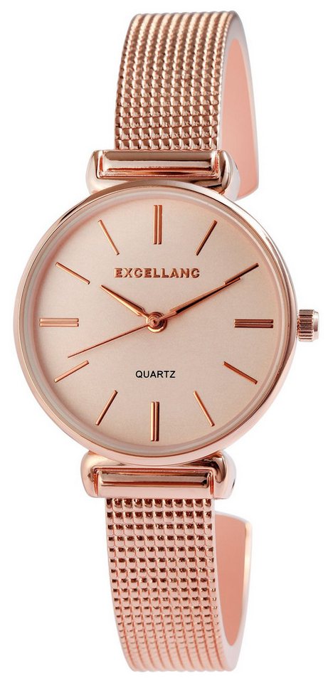 Excellanc Quarzuhr 1800228 Excellanc Spangenuhr mit Metallarmband von Excellanc