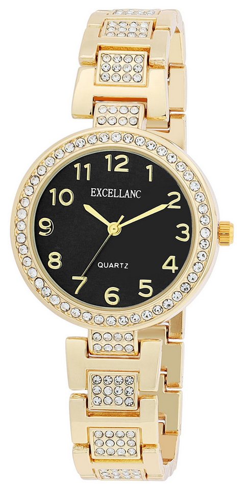 Excellanc Quarzuhr 1800277 ExcellMetallarmband, luxuriös, funkelnd von Excellanc