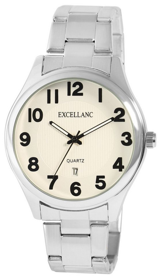 EXCELLANC Quarzuhr 2800111 Excellanc Herrenuhr mit Metallband von EXCELLANC
