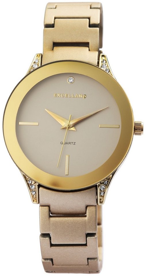 Excellanc Quarzuhr EX001 Excellanc Damenuhr mit Metallarmband von Excellanc