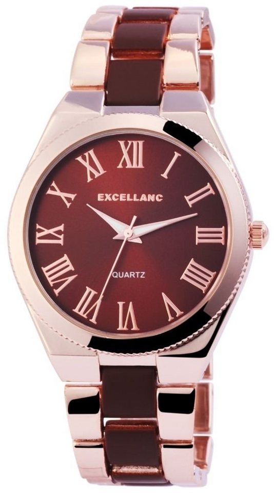 Excellanc Quarzuhr EX0045, Damenuhr Metall von Excellanc