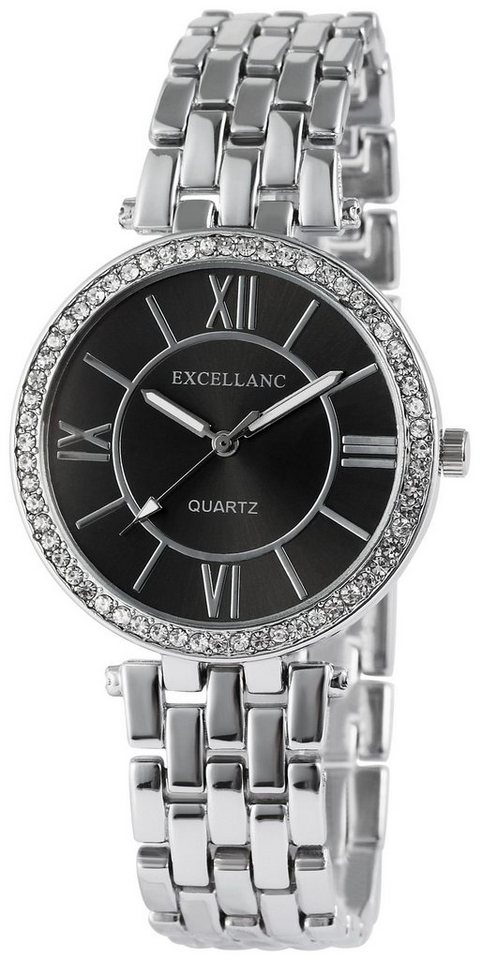 Excellanc Quarzuhr EX0068, Damenuhr Metall von Excellanc