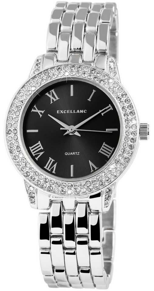 Excellanc Quarzuhr EX0112 Excellanc Damenuhr mit Metallarmband von Excellanc