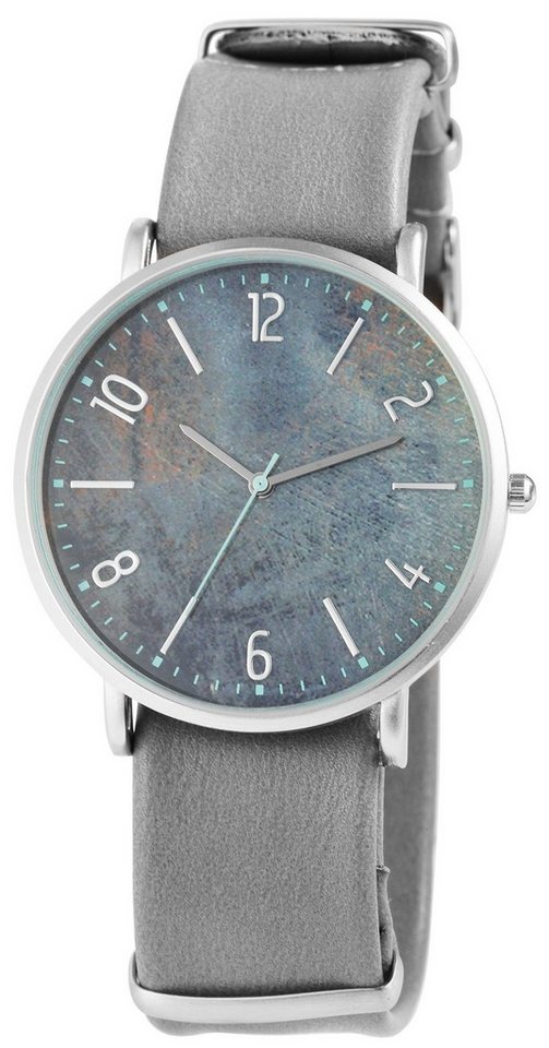 EXCELLANC Quarzuhr EX0172 Excellanc Armbanduhr Herren Armband aus Lederimitat, Herrenuhr Lederimitat von EXCELLANC