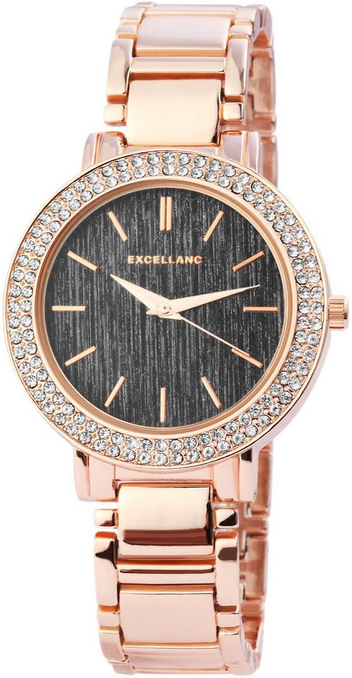 Excellanc Quarzuhr EX0181 Excellanc Damenuhr mit Metallarmband, Damenuhr Metall von Excellanc