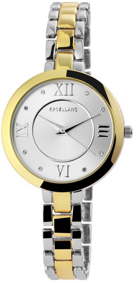 Excellanc Quarzuhr EX0183, Damenuhr Metall von Excellanc