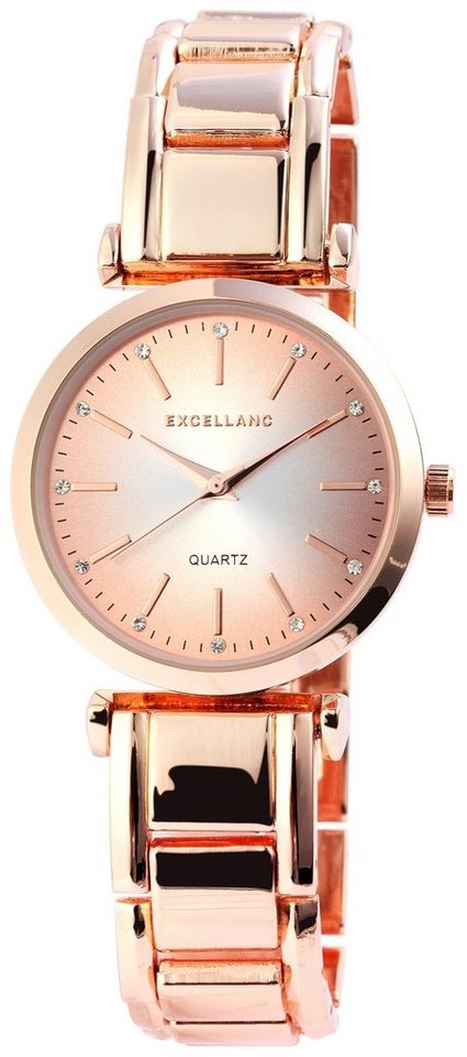 Excellanc Quarzuhr EX0193, Damenuhr Metall von Excellanc