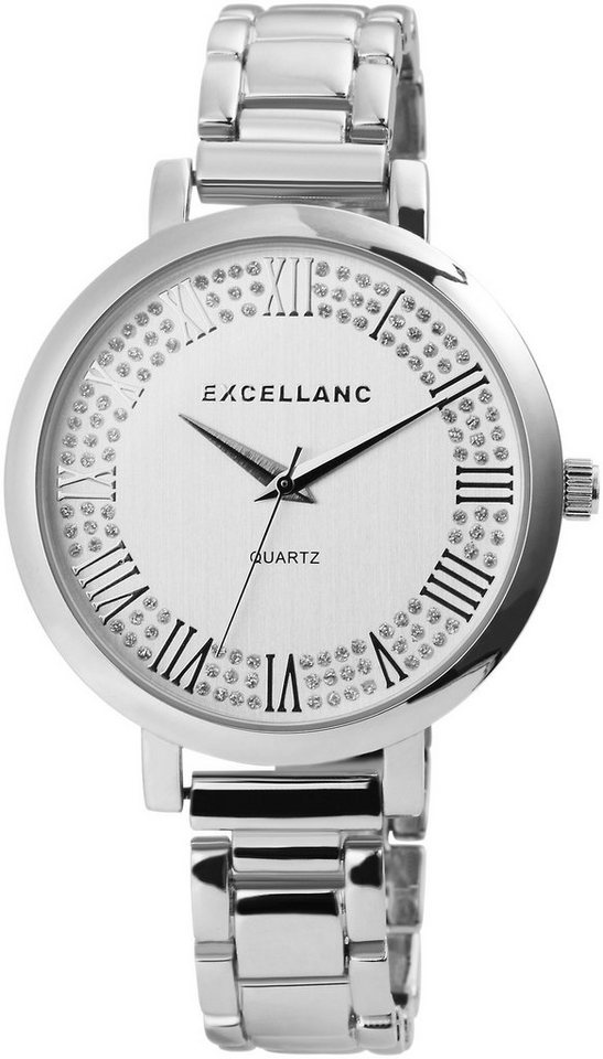 Excellanc Quarzuhr EX0199, Damenuhr Metall von Excellanc