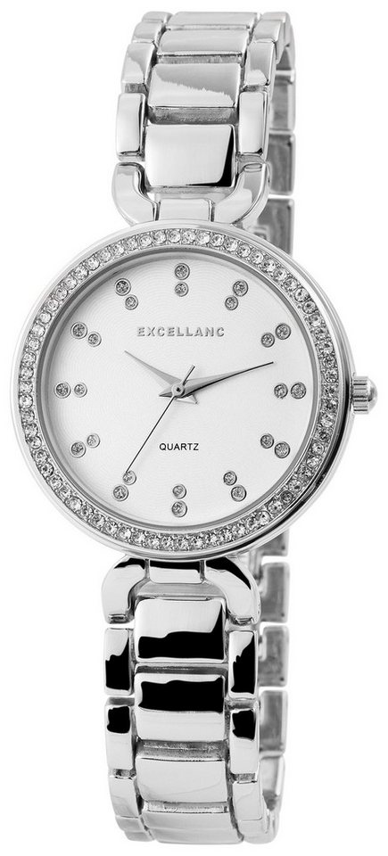 Excellanc Quarzuhr EX0216 Excellanc Damenuhr mit Metallarmband, Damenuhr Metall von Excellanc
