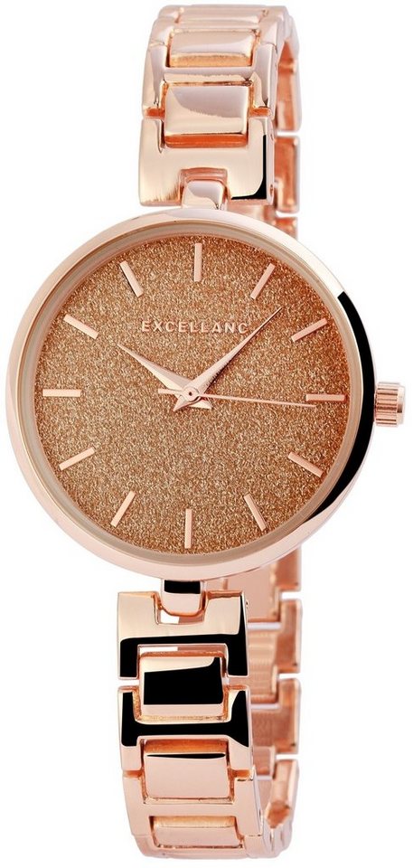 Excellanc Quarzuhr EX0253, Damenuhr Metall von Excellanc