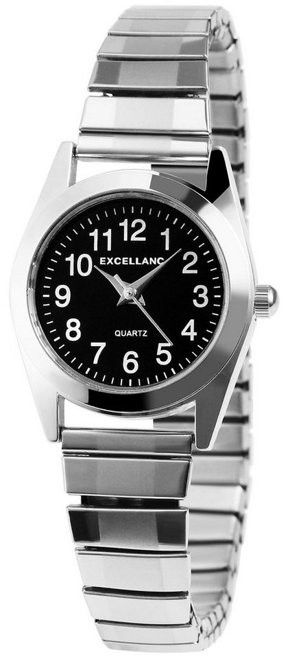 Excellanc Quarzuhr EX0258, Damenuhr Edelstahl von Excellanc