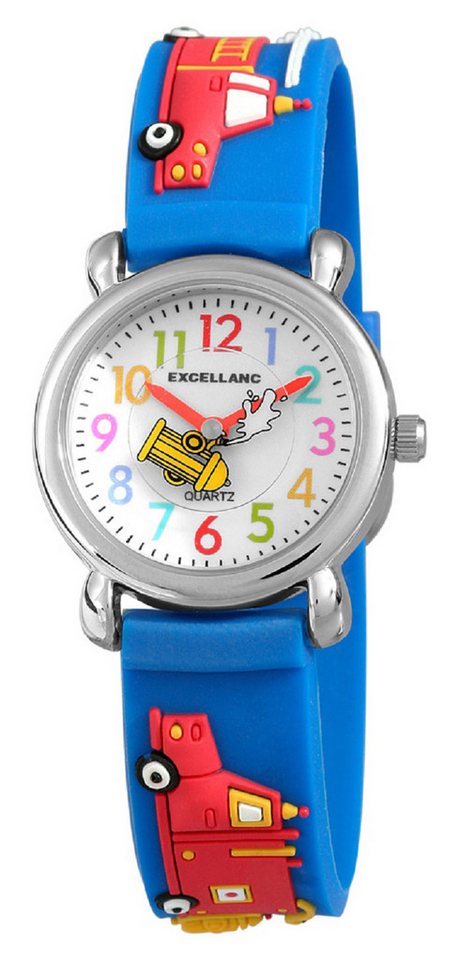 EXCELLANC Quarzuhr EX0274 Excellanc Kinderarmbanduhr, Silikonarmband, Kinder Armbanduhr von EXCELLANC