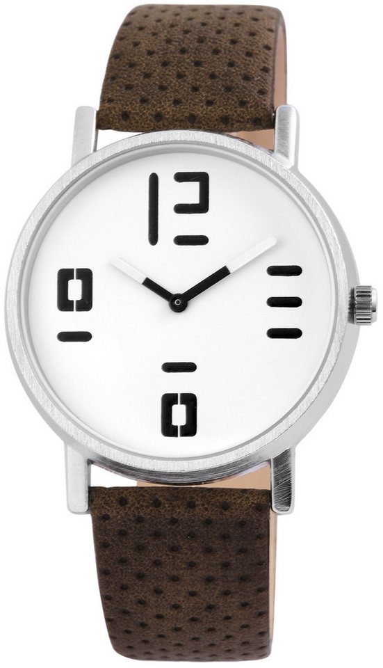 Excellanc Quarzuhr EX0285, Damenuhr Lederimitat von Excellanc