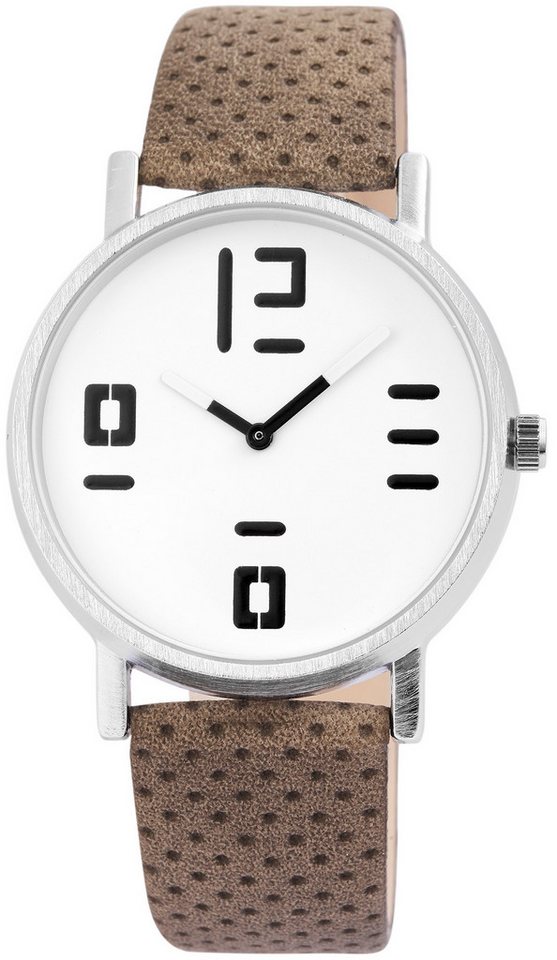 Excellanc Quarzuhr EX0285, Damenuhr Lederimitat von Excellanc