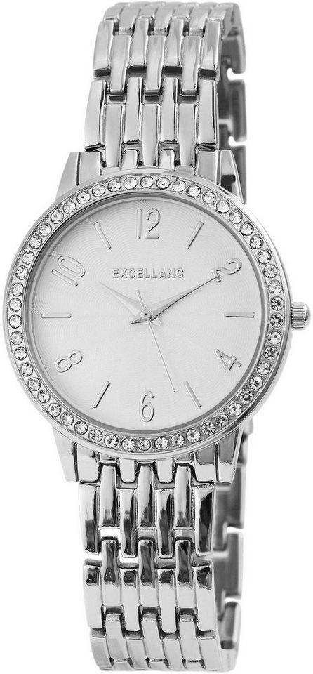 Excellanc Quarzuhr EX0328 Excellanc Damenuhr mit Metallband, Damenuhr Metall von Excellanc