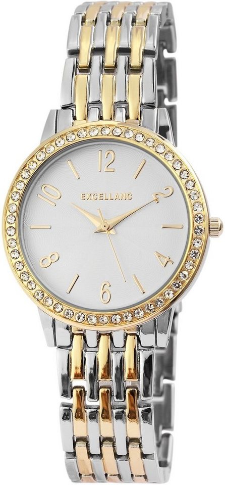Excellanc Quarzuhr EX0328, Damenuhr Metall von Excellanc