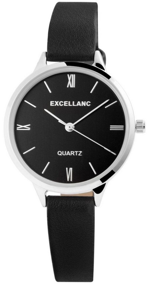 Excellanc Quarzuhr EX0359 Excellanc Damenuhr mit Band aus Lederimitat, Damenuhr Lederimitat Excellanc Quarzuhr EX0359 Excellanc Damenuhr mit Band aus Lederimitat, Damenuhr Lederimitat von Excellanc