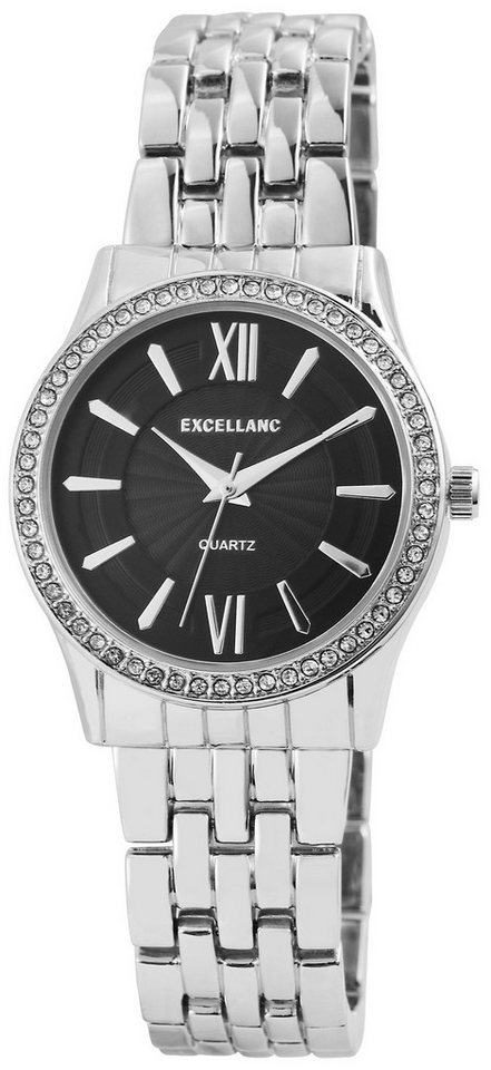 Excellanc Quarzuhr EX0364 Excellanc Damenuhr mit Metallband, Damenuhr Metall von Excellanc