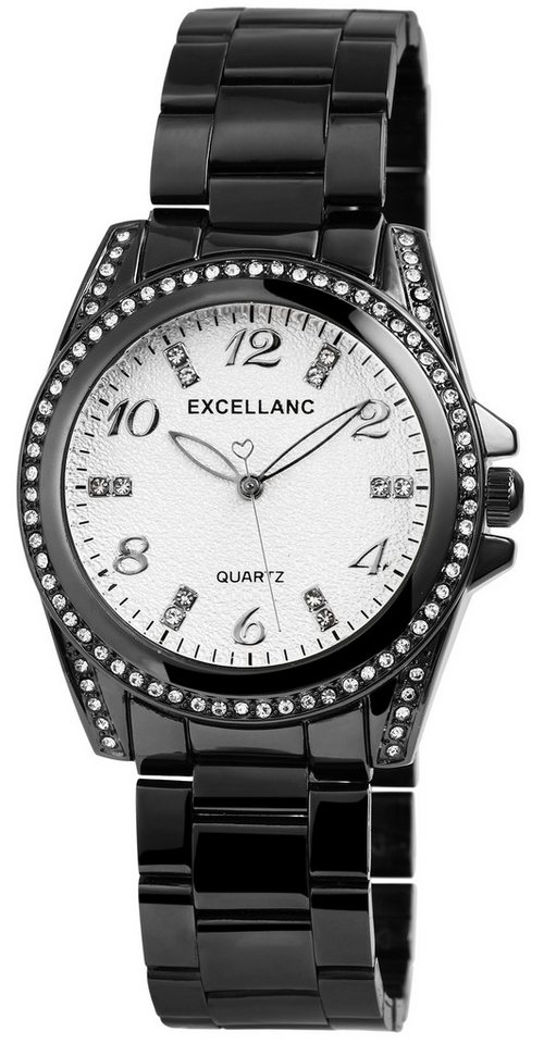 Excellanc Quarzuhr EX0420, Damenuhr Metall von Excellanc