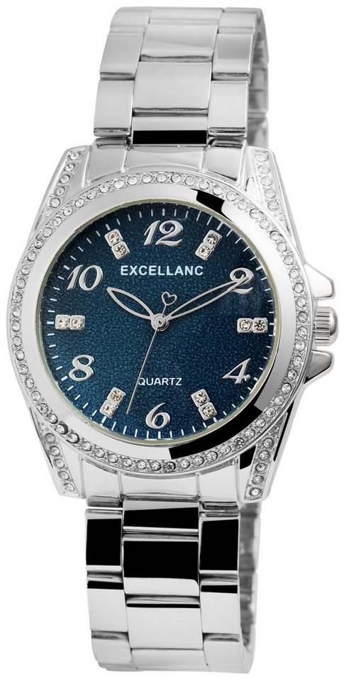 Excellanc Quarzuhr EX0420, Damenuhr Metall von Excellanc