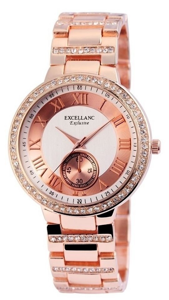 Excellanc Quarzuhr EX0440, Damenuhr Metall von Excellanc