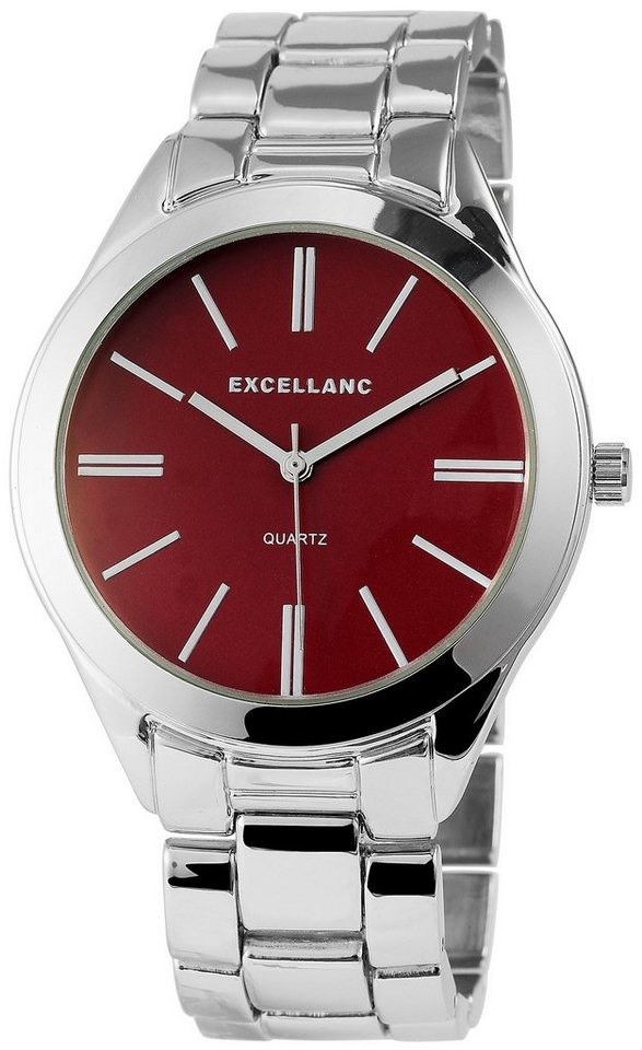 Excellanc Quarzuhr EX0450, Damenuhr Metall von Excellanc