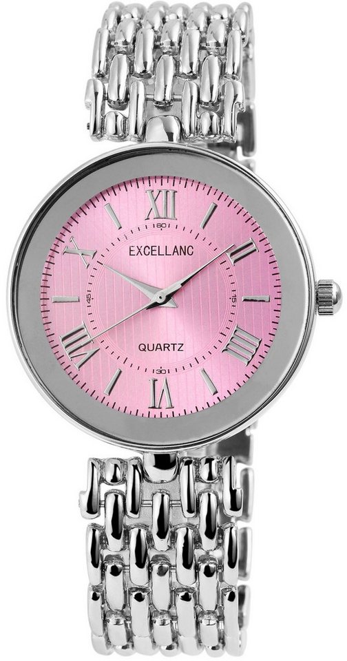 Excellanc Quarzuhr EX0489 Excellanc Damenuhr mit Metallband, Damenuhr Metall von Excellanc