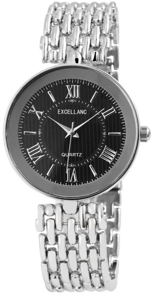 Excellanc Quarzuhr EX0489 Excellanc Damenuhr mit Metallband, Damenuhr Metall von Excellanc