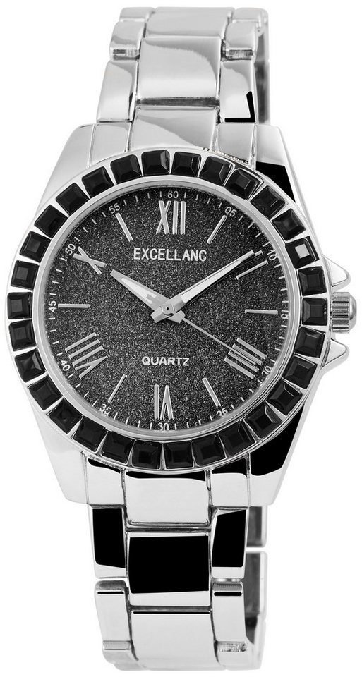 Excellanc Quarzuhr EX0492, Damenuhr Metall von Excellanc