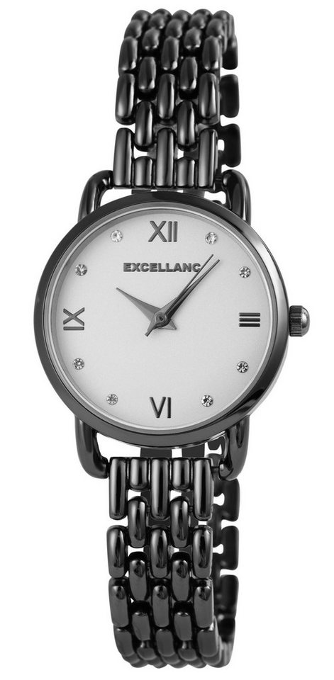 Excellanc Quarzuhr EX0509 Excellanc Damenuhr mit Metallband, Damenuhr Metall von Excellanc