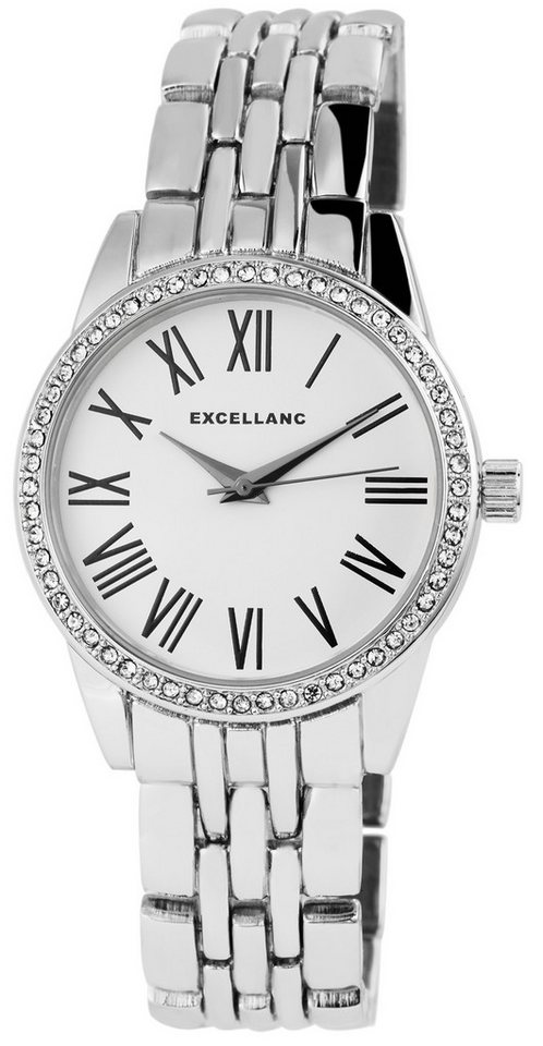 Excellanc Quarzuhr EX0511, Damenuhr Metall von Excellanc