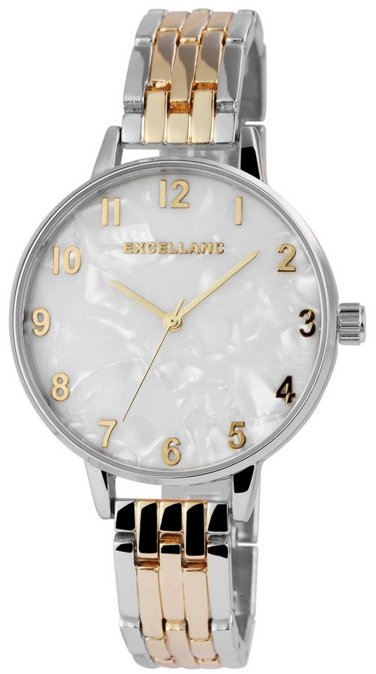 Excellanc Quarzuhr EX0516, Damenuhr Metall von Excellanc