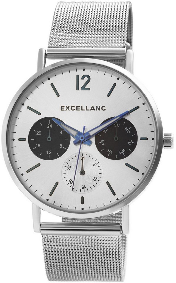 Excellanc Quarzuhr EX0563 Herren, Freizeituhr, Buisnessuhr, 40 mm Gehäuse von Excellanc