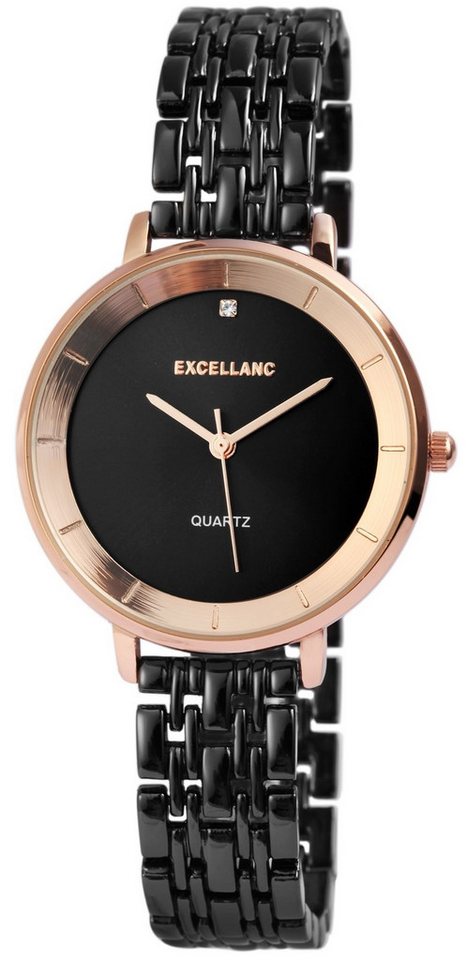 Excellanc Quarzuhr EX426 Excellanc Damenuhr mit Metallband, Damenuhr Metall von Excellanc