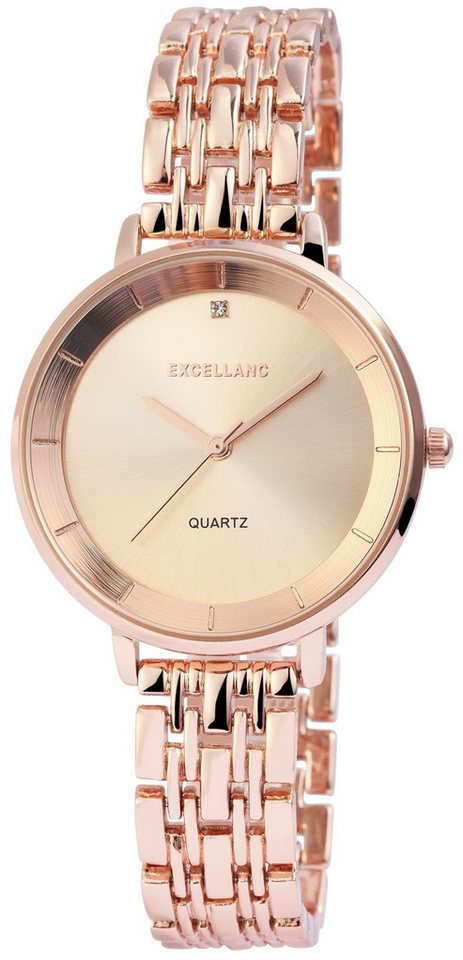 Excellanc Quarzuhr EX426 Excellanc Damenuhr mit Metallband, Damenuhr Metall von Excellanc