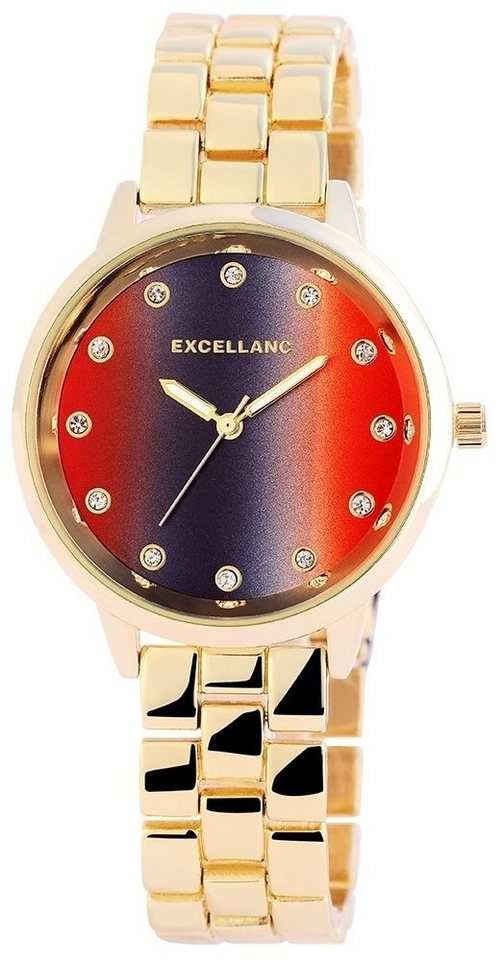 Excellanc Quarzuhr 180801500007 Excellanc Damenuhr mit Metallarmband von Excellanc