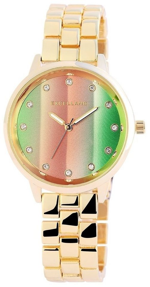Excellanc Quarzuhr 180807500007 Excellanc Damenuhr mit Metallarmband von Excellanc